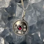 Drakkaria ANTICA ROMA, stříbrný přívěsek s kamenem, Ag 925