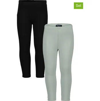Dívčí legíny Blue Seven Schwarz/ Türkis 9670283 98
