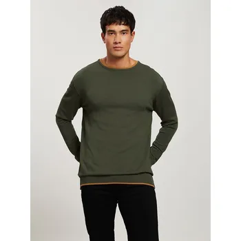 Pánský svetr Svetr Cross Jeans Khaki 8101464 S