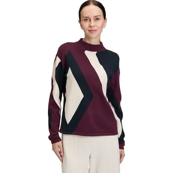 Dámský svetr Betty Barclay Dunkelblau/ Bordeaux/ Creme 334864 36