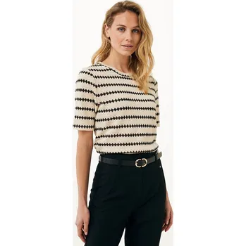 Dámský svetr Mexx Beige/ Schwarz 2657665 S