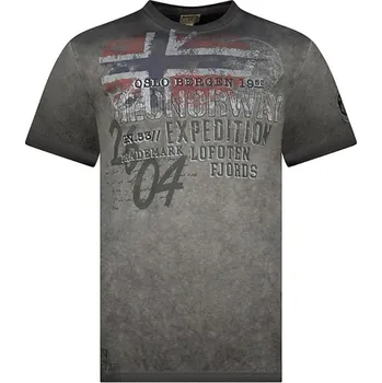 Chlapecké tričko Tričko Geographical Norway Schwarz 9535668 128