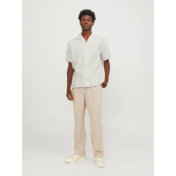Pánská košile Košile Jack & Jones Sand/ Weiß 431915 M