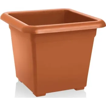 Květináč Quattro 30x30 cm - terakota PLASTKON
