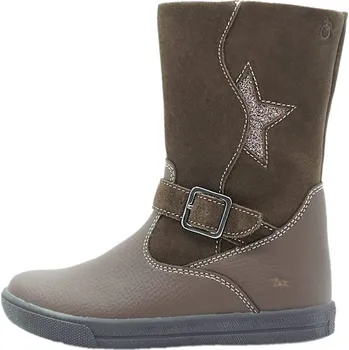 Dívčí kozačky lamino Khaki 715492 30