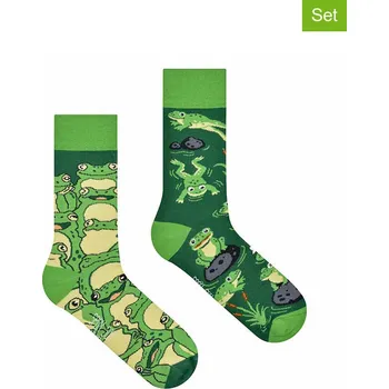 Pánské ponožky Ponožky Spox Sox Grün/ Beige 5682093 36