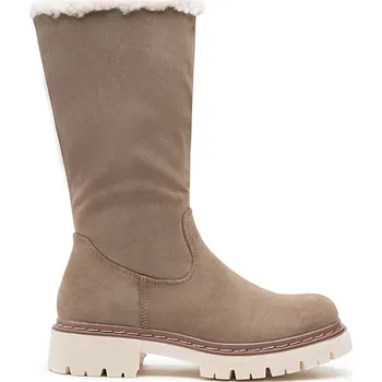 Dámská zimní obuv Kozačky Foreverfolie Khaki 7905789 36