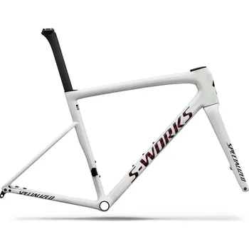 rám kola Specialized S-Works Tarmac SL8 Frameset - gloss metallic white silver/pearl/black 56