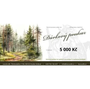 Dárkový potravinový koš Dárkový poukaz elektronický 5 000 Kč