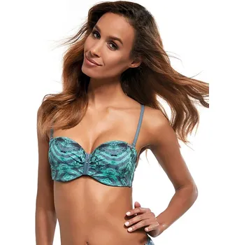 Dámské plavky Plavky Kris Line Blau/ Grün 1720114 75D