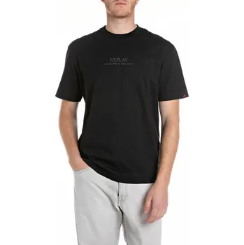Pánské tričko Tričko Replay Schwarz 8925870 XXL