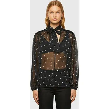 Dámská košile Košile Diesel Clothes Schwarz/ Weiß 7449346 XXS