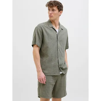 Pánská košile Košile Jack & Jones Oliv 6657716 M