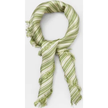 Šála Becksöndergaard Creme/ Grün - (L)65 x (B)65 cm 986682 onesize