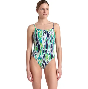 Dámské plavky Plavky Arena Grün/ Dunkelblau 2617479 XL