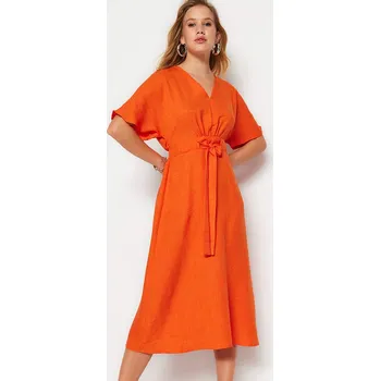 Dámské šaty Šaty trendyol Orange 2702972 38
