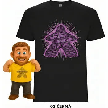 Tričko „Hraju za barvu“ ve 20 jazycích | MitroCZECH Barva: Fialová, Velikost: 5XL, Střih: Pánské