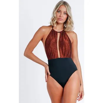 Dámské plavky Plavky admas Schwarz/ Braun 6055976 40