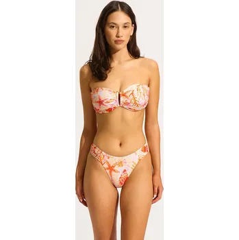Dámské oblečení Plavky Seafolly Weiß/ Orange 1697533 XS