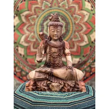 Šiva 2 - dřevěná socha