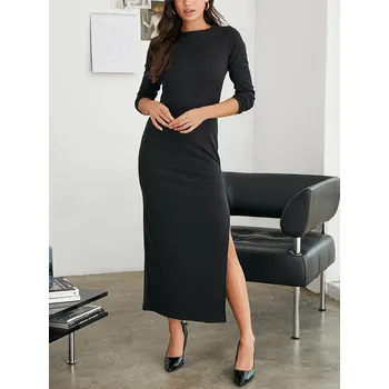 Dámské šaty Šaty Milan Kiss Schwarz 520712 L