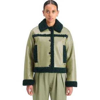 Dámská vesta Bunda Scotch & Soda Oliv/ Schwarz 8875960 XS