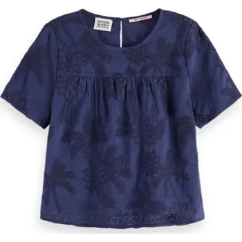 Dívčí tričko Tričko Scotch & Soda Dunkelblau 1691503 116