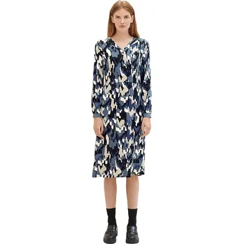 Dámské šaty Šaty Tom Tailor Blau/ Beige 258177 34