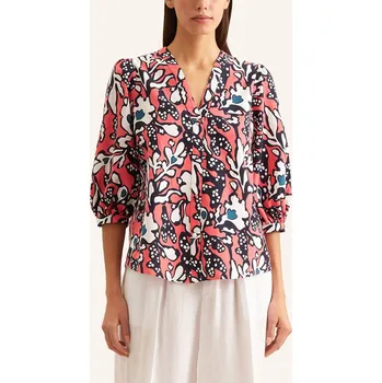 Dámské tričko Seidensticker Koralle/ Schwarz/ Weiß 4616392 48