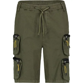 Pánské kraťasy Kraťasy Authentic Style Oliv 537295 L