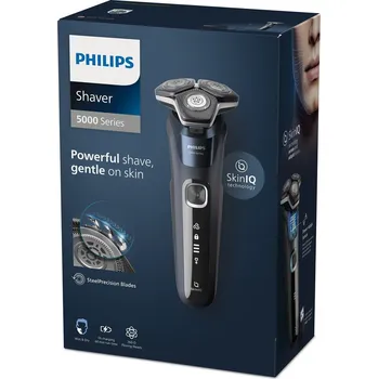 Philips SHAVER Series 5000 S5885/25 pánský holicí strojek Rotační holicí strojek Zastřihovač Modrá