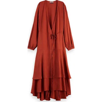 Dámské šaty Šaty Scotch & Soda Rotbraun 2786737 42