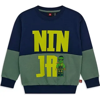 Dívčí mikina LEGO Dunkelblau/ Grün 570742 98