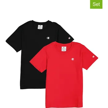 Dívčí tričko Tričko Champion Rot/ Schwarz 9939756 122