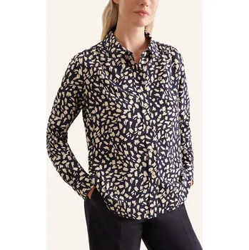 Dámské tričko Seidensticker Dunkelblau/ Creme 4642825 34