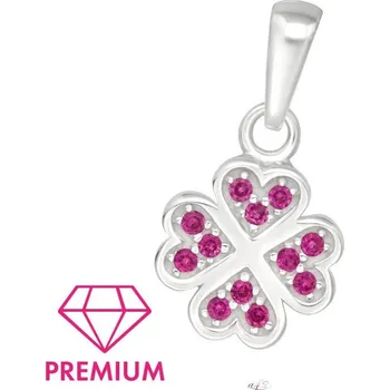 Přívěsek Stříbrný přívěsek Čtyřlístek prémium 1214