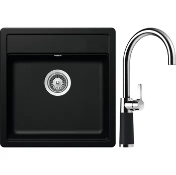 Granitový dřez Set Schock S10-6 (dřez Mono N-100S Magma + baterie SC-520 Magma)