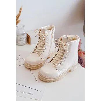 Dívčí kozačky Rock & Joy Beige 4190900 25