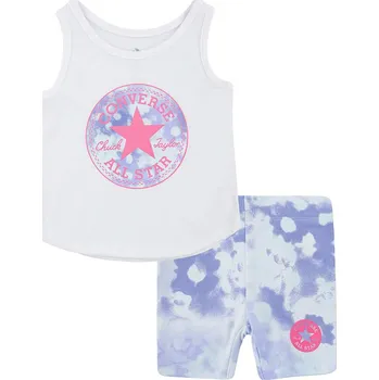 Dívčí tričko Tričko Converse Weiß/ Hellblau 300607 98