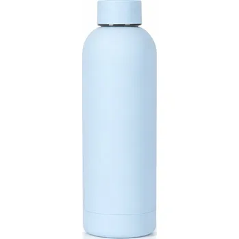 Termoska Termoska ocelová 500 ml na teplé i studené nápoje, modrá