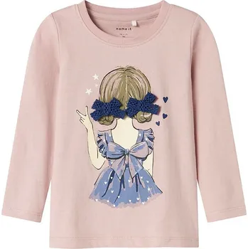 Dívčí tričko Tričko name it Rosa/ Dunkelblau 9887907 104