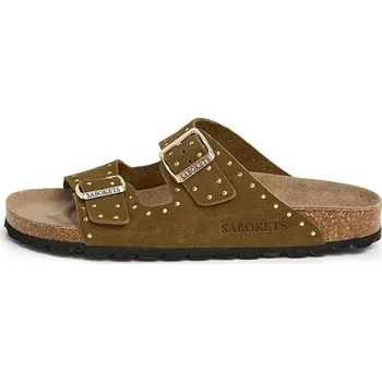 Dámské žabky SABOKETS Khaki 5311337 42