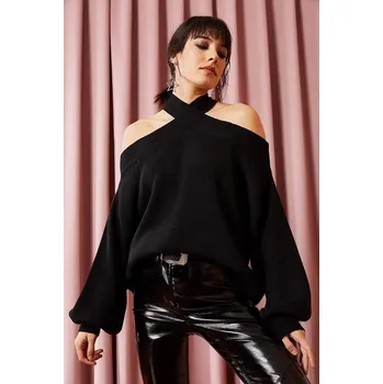 Dámský svetr Olalook Schwarz 9534703 onesize