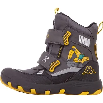 Chlapecká zimní obuv Boty Kappa Grau/ Gelb 5921738 28