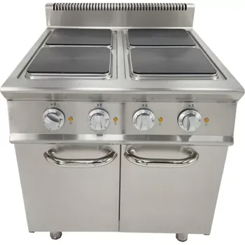 Sporák vasegastro Elektrický sporák 4x plotýnka čtvercová