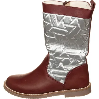 Dívčí kozačky kmins Dunkelrot/ Silber 8586676 32