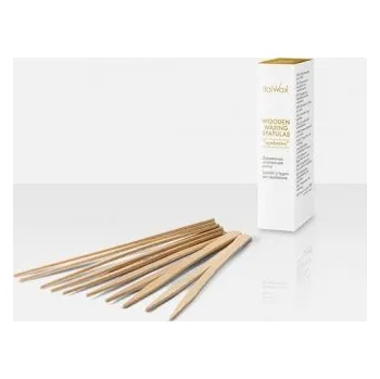 Přípravek na depilaci a epilaci Italwax Špachtle dřevěná Eyebrow 50 ks