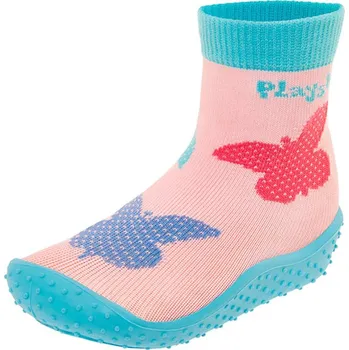 Dívčí pantofle Playshoes Rosa/ Bunt 9839825 18