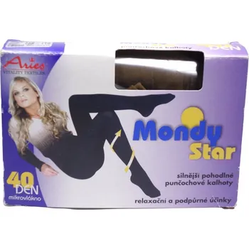 Dámské punčochy Punčochové kalhoty, Aries, Mondy Star 40: 176-182/108-116 (31004-31244)