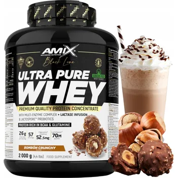 Protein Syrovátkový Koncentrát WPC Pure Whey Čokoláda - Ořech 2000 g
